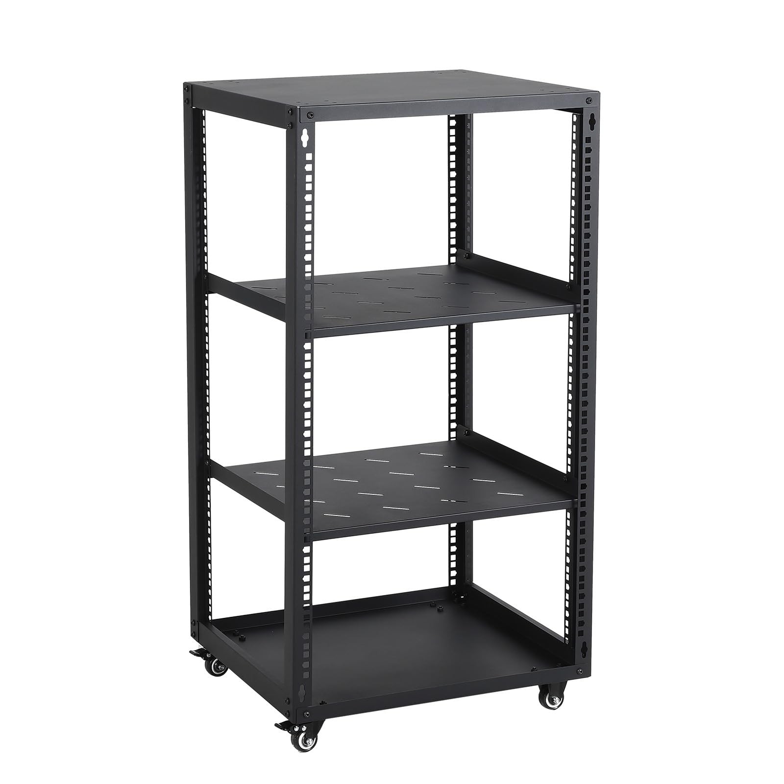 12U 15U 20U Open Frame Network Rack for IT & AV Gear Floor Standing Wall Mounted
