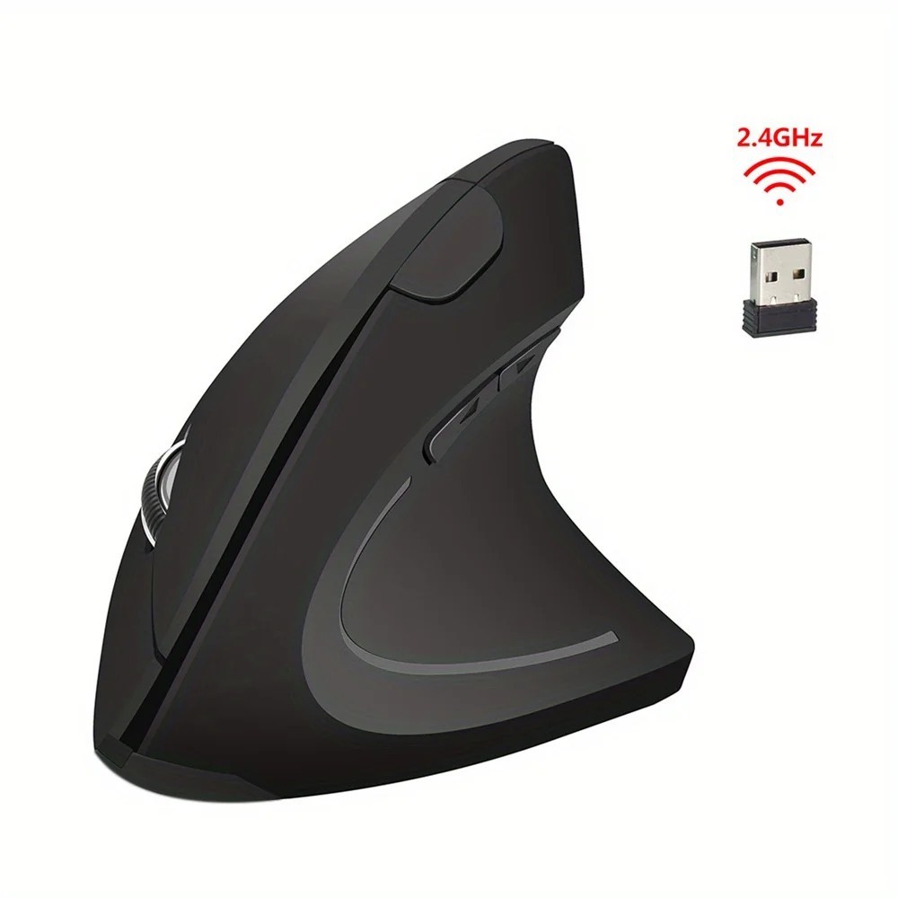 Ergonomic Vertical Mouse Wired USB RGB Optical Right Hand PC 3200 DPI