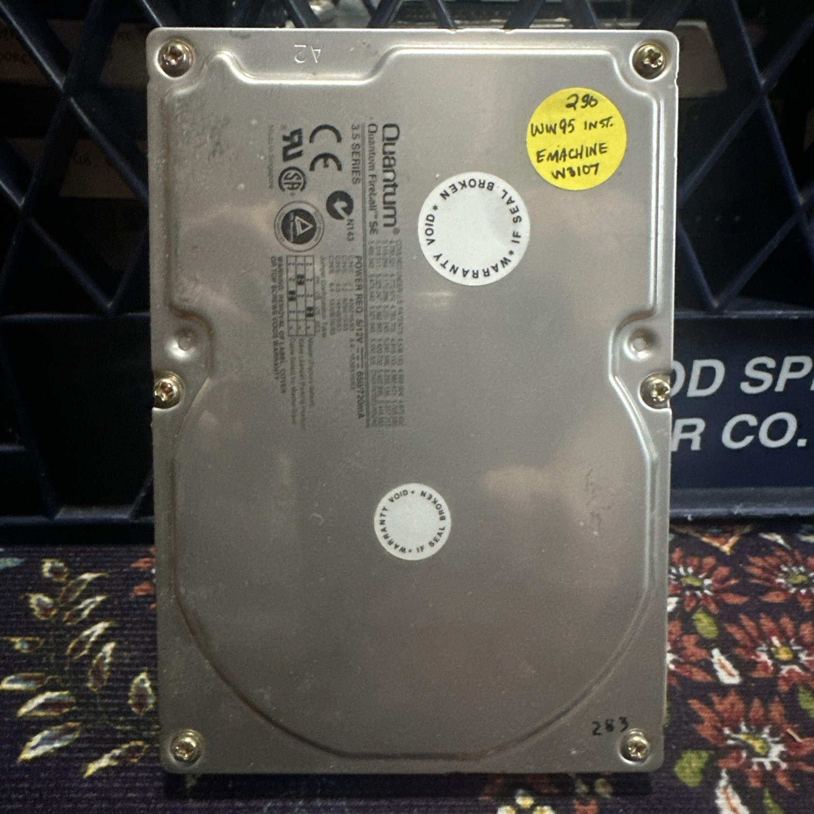 Quantum Se21a014 2.1GB ATA 5400RPM 3.5'' READ DESC