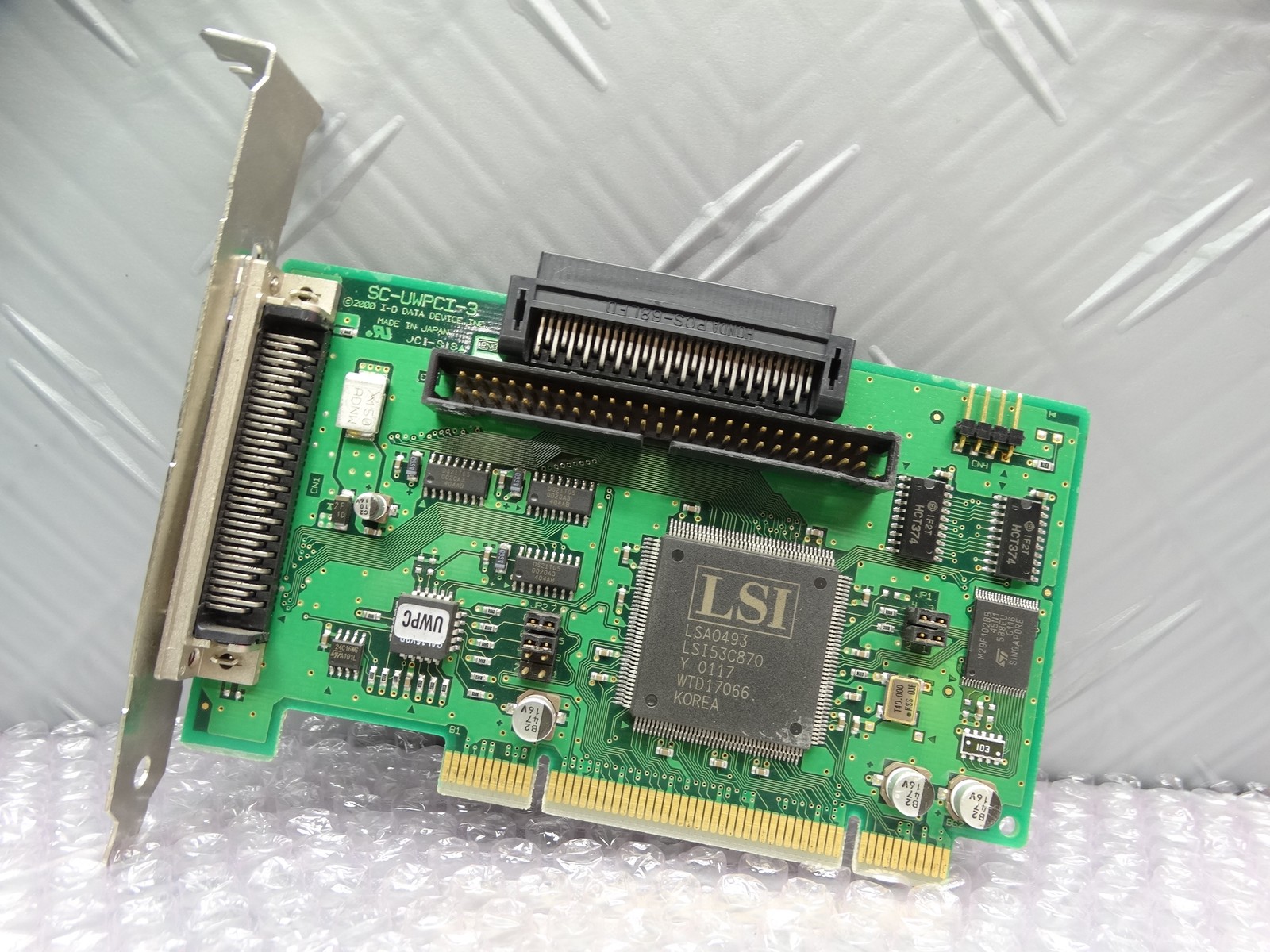 LSI SC-UWPCI-3 Ultra Wide SCSI PCI Controller Card Symbios Logic TESTED WORKING