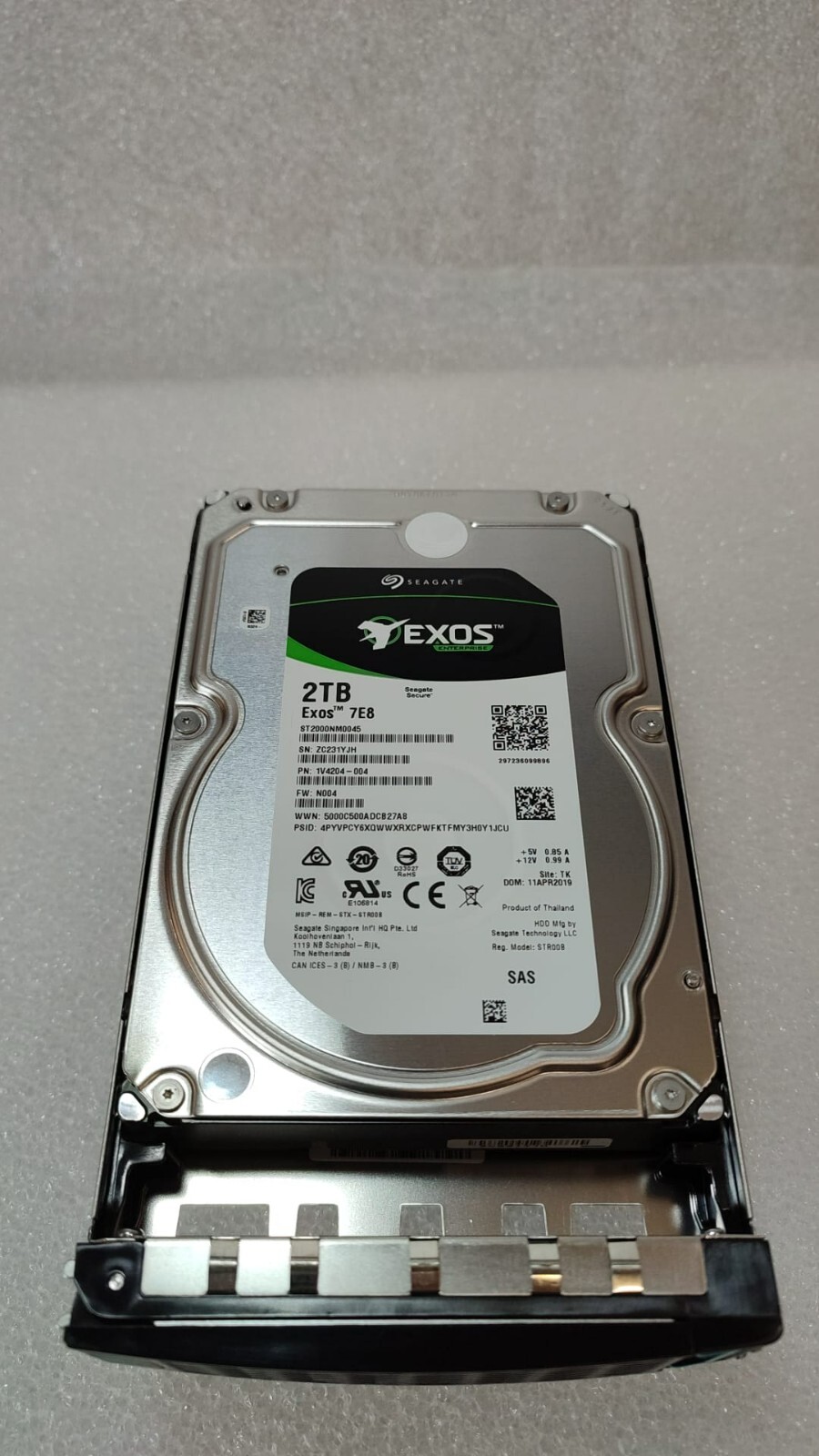 HP Q8D74A NIMBLE STORAGE CS/SF 2TB SAS HDD Seagate ST2000NM0045