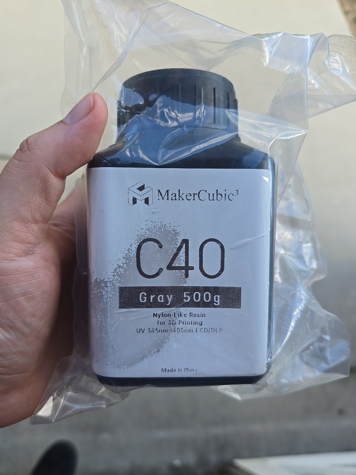 PA-Like Nylon 3D Printer Resin, Gray