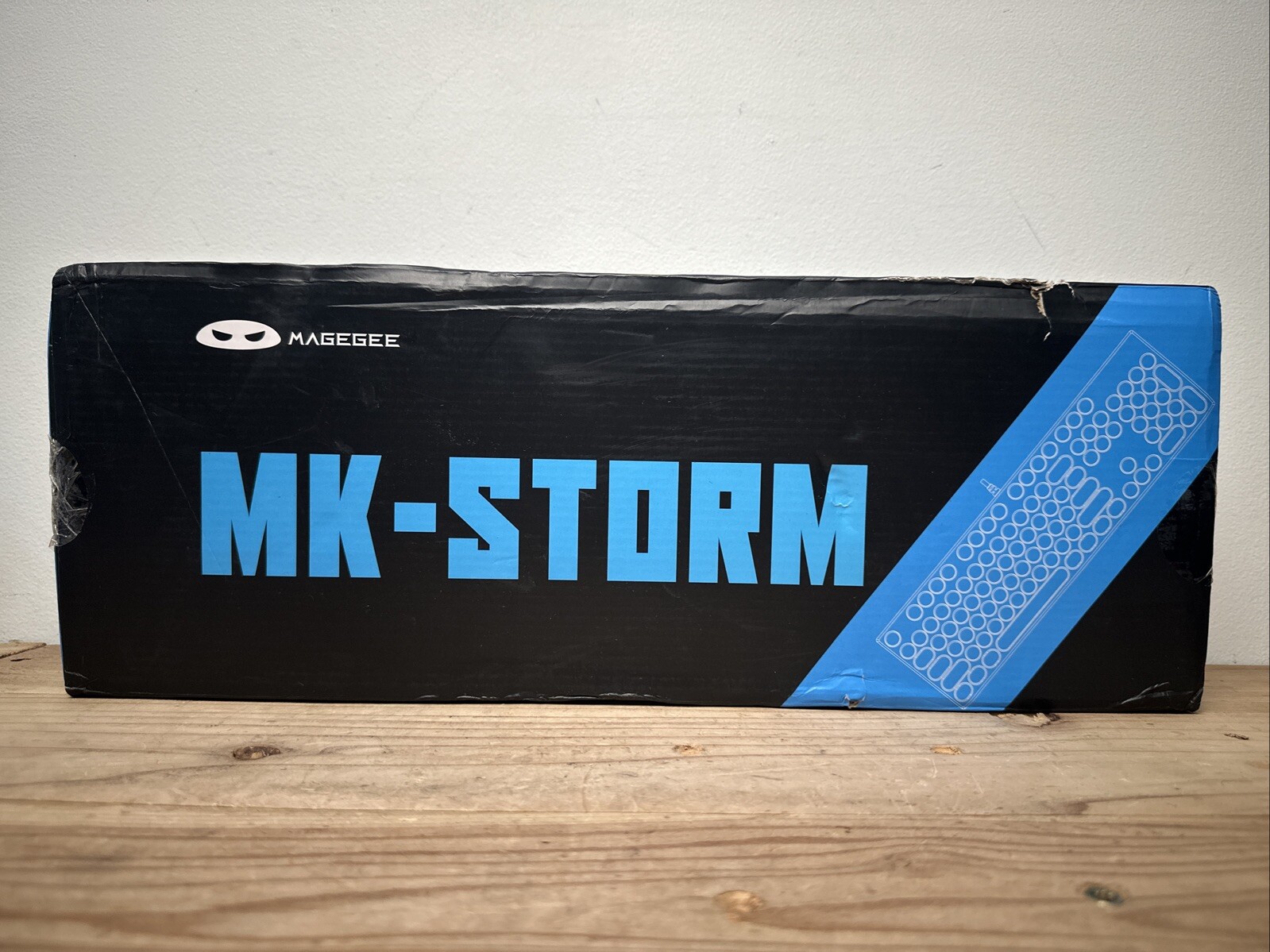 -=WHITE=- MK-STORM Gaming Keyboard MAGEGEE  NEW Steampunk Typewriter Keys