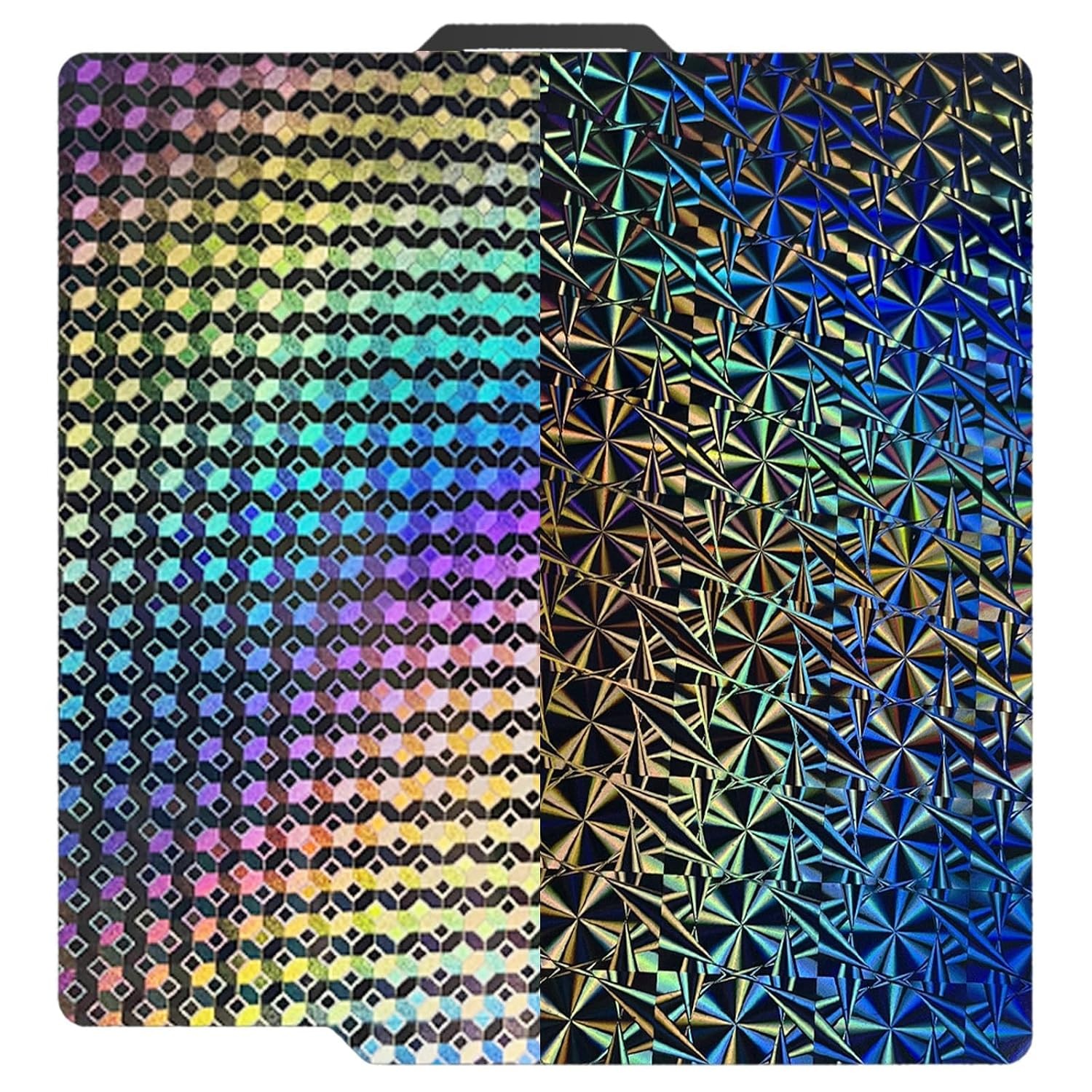 Smooth Holographic Build Plate for Bambu Lab P2S/X2D/X1/X1C/X1E/P1P/P1S/A1,257x2