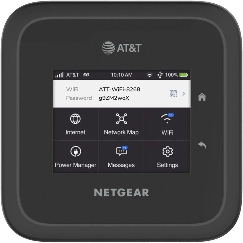 Netgear Nighthawk M6 Pro MR6500 AT&T 5G Mobile Hotspot Router AT&T Only