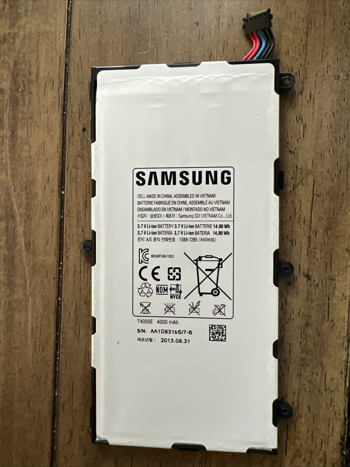 GENUINE BATTERY SAMSUNG T4000E GALAXY TAB 3 7.0 ,T210 ,T211 ,T217A
