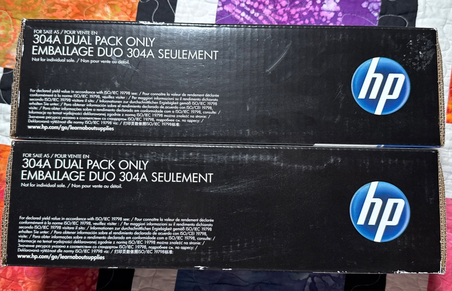 HP LaserJet 304A Dual Pack Print Cartridges CC530AD Toner for LaserJet Black