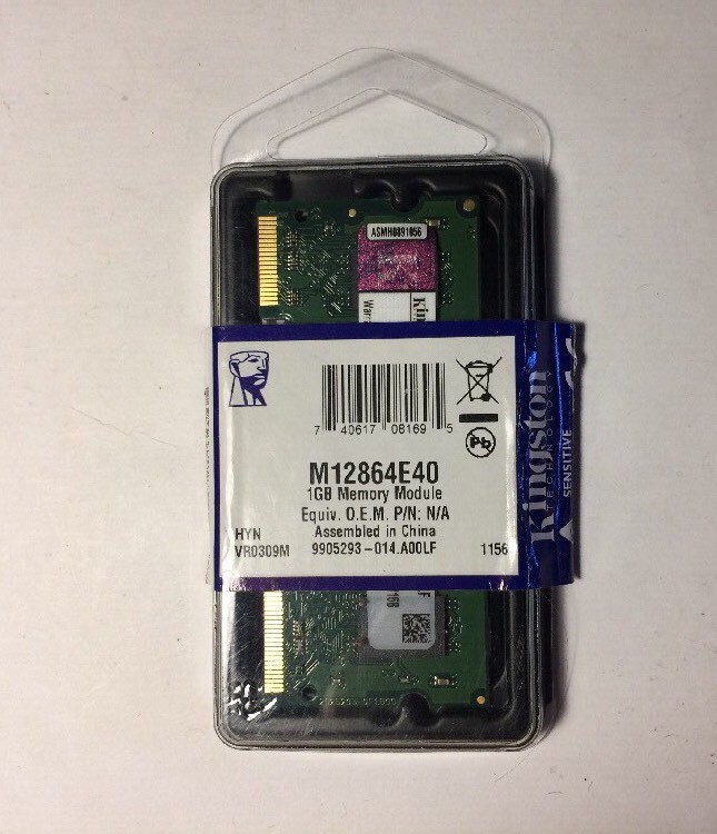 Kingston M12864E40 1GB Memory Module