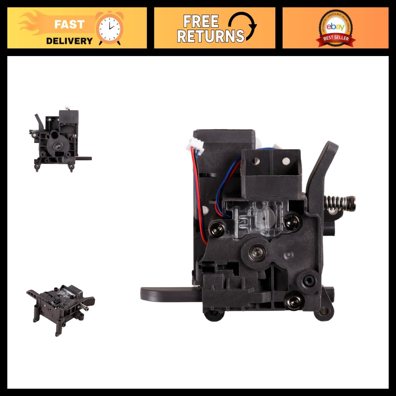 Metal Extruder for 3D Printers - High Precision, Durable, Easy Install