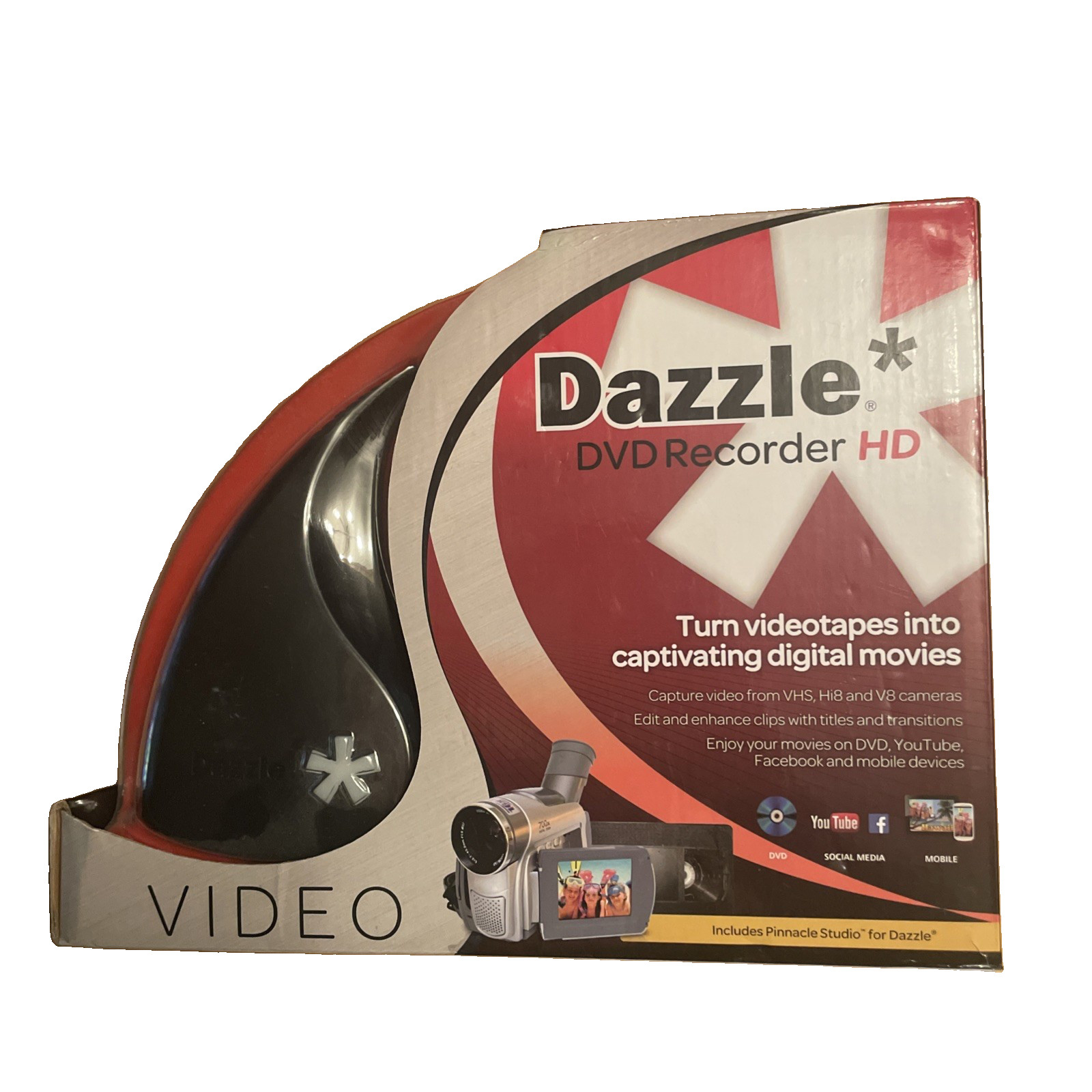 OPEN BOX - Corel Dazzle DVD Recorder HD Video Capture Device Editing Software PC