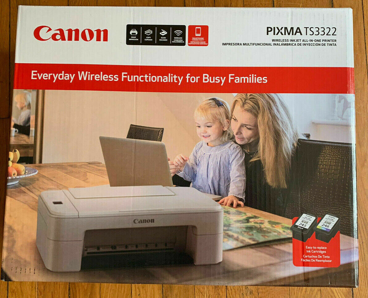 New Canon TS3322/3122 Wireless-All in one-Printer-IPhone/Androia Print-Screen