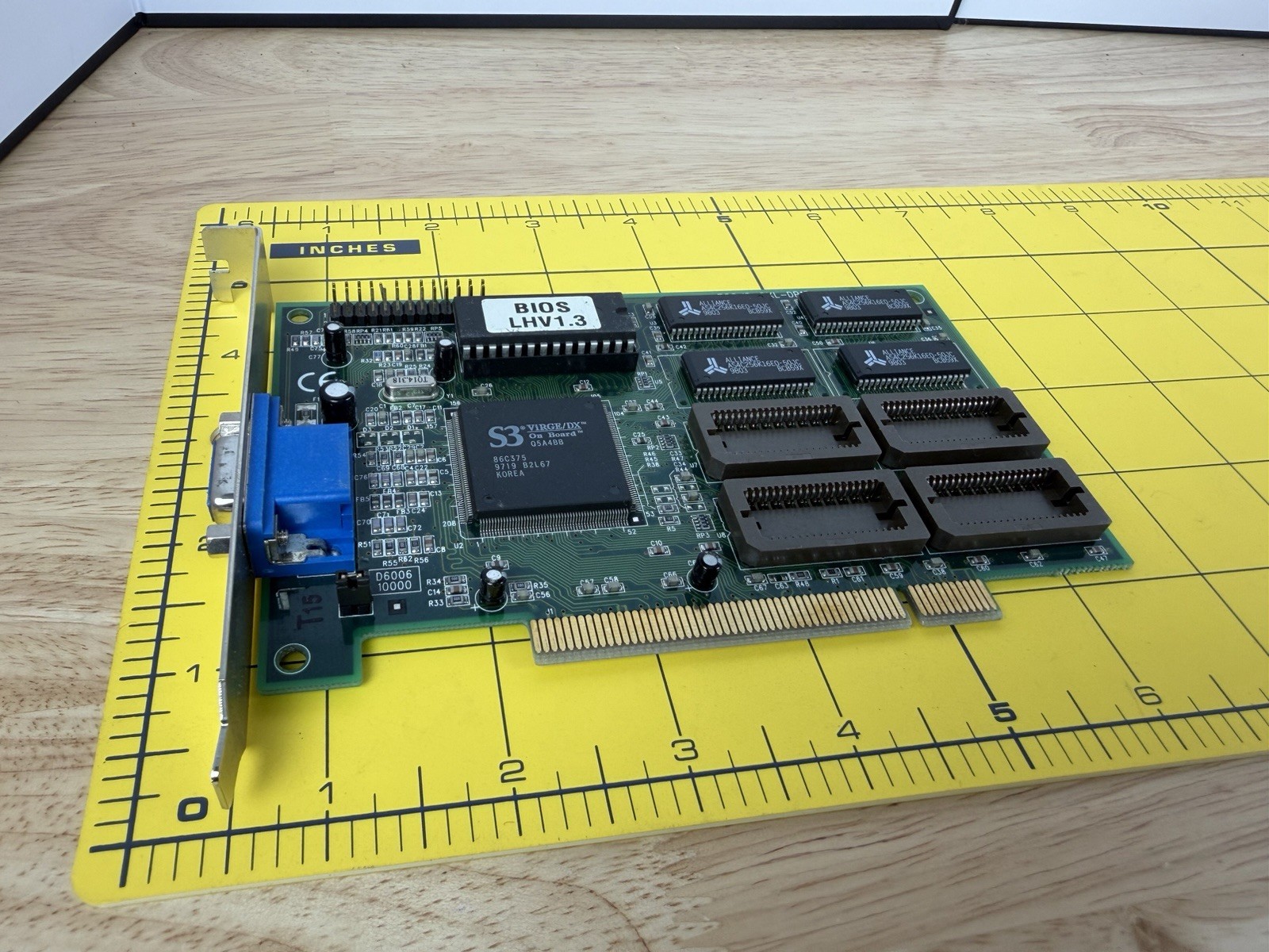 S3 ViRGE/DX 86C375 2MB PCI VGA Graphics Card CardExpert 5903-31 Retro PC