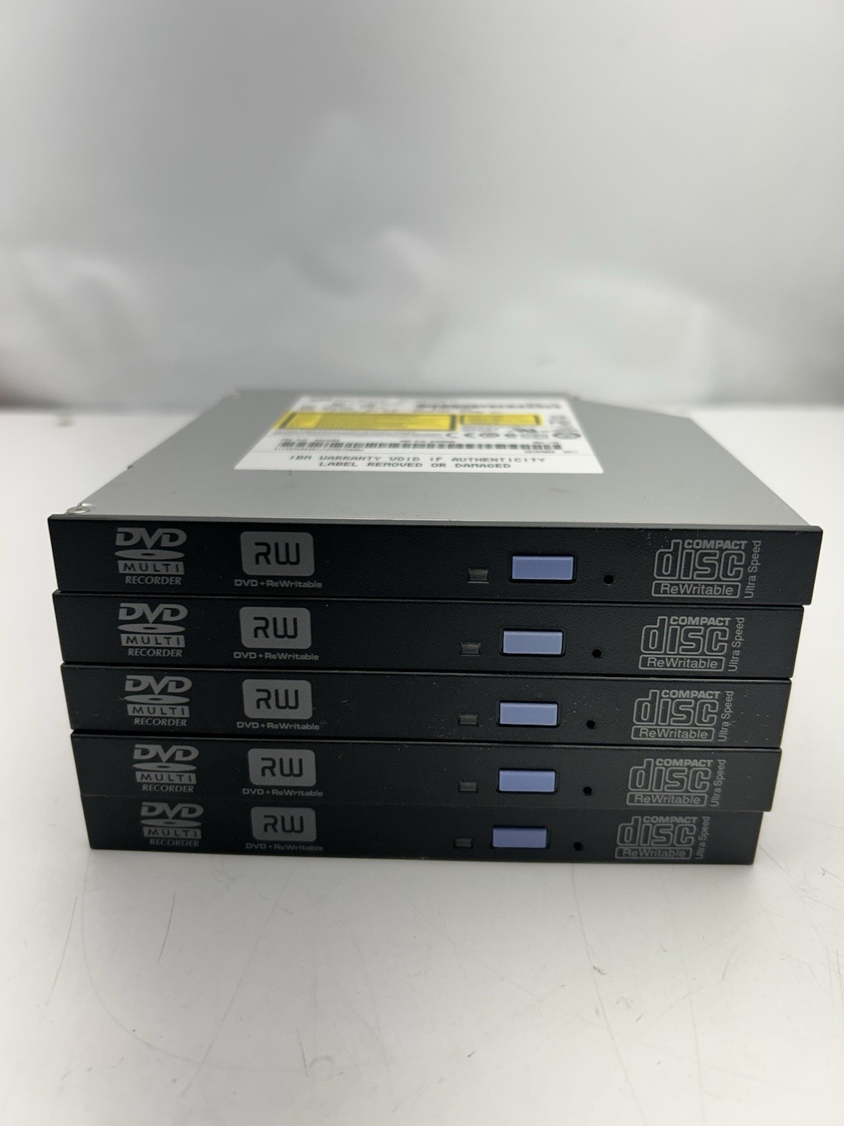 LOT OF 5 IBM INTERNAL DVD-RW OPTICAL DRIVE FOR IBM 44W3256 46M0902