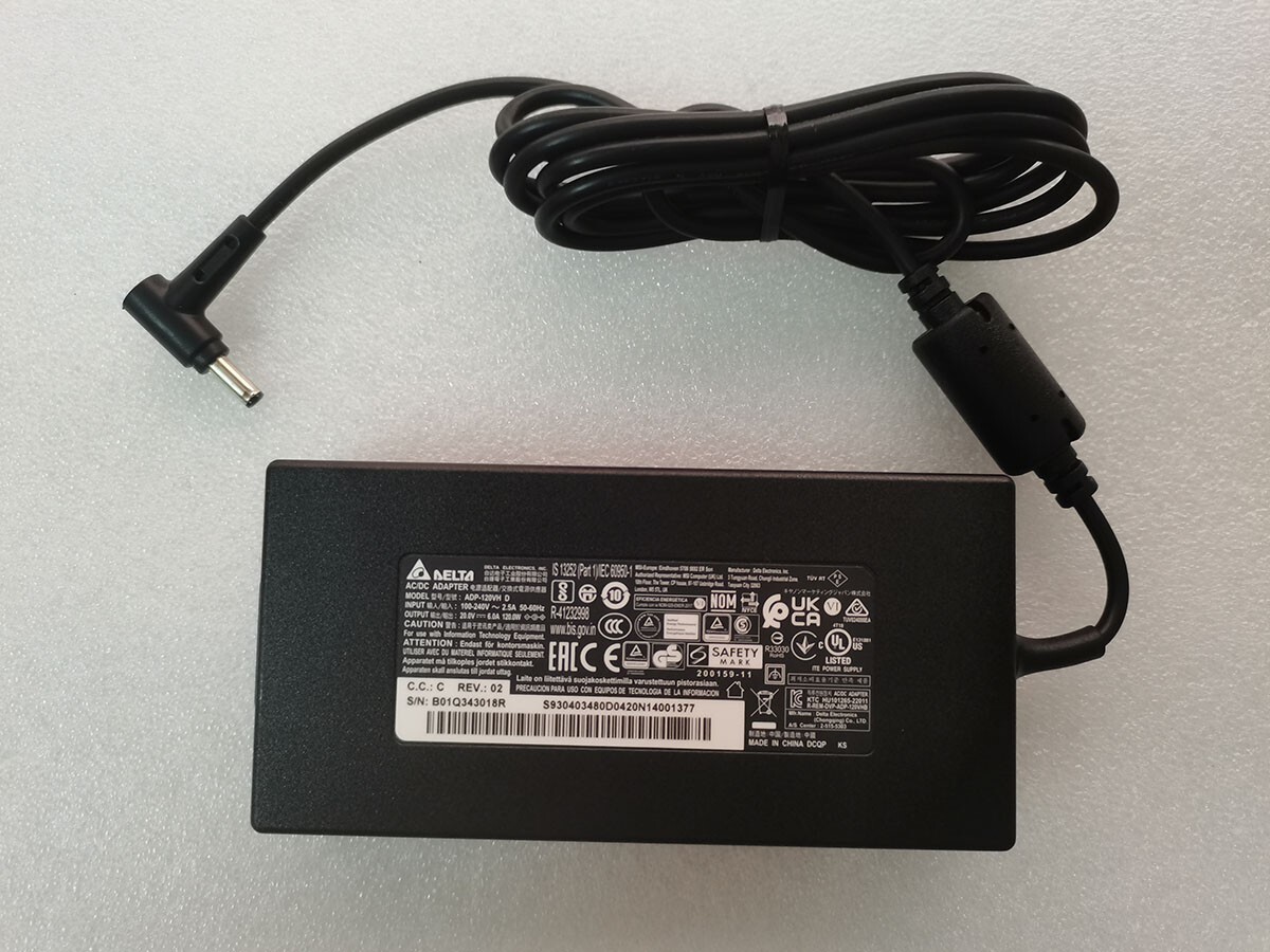 Delta 20V 6A 4.5mm 120W ADP-120VH D Original For MSI Thin GF63 12VF 12VE-024UK