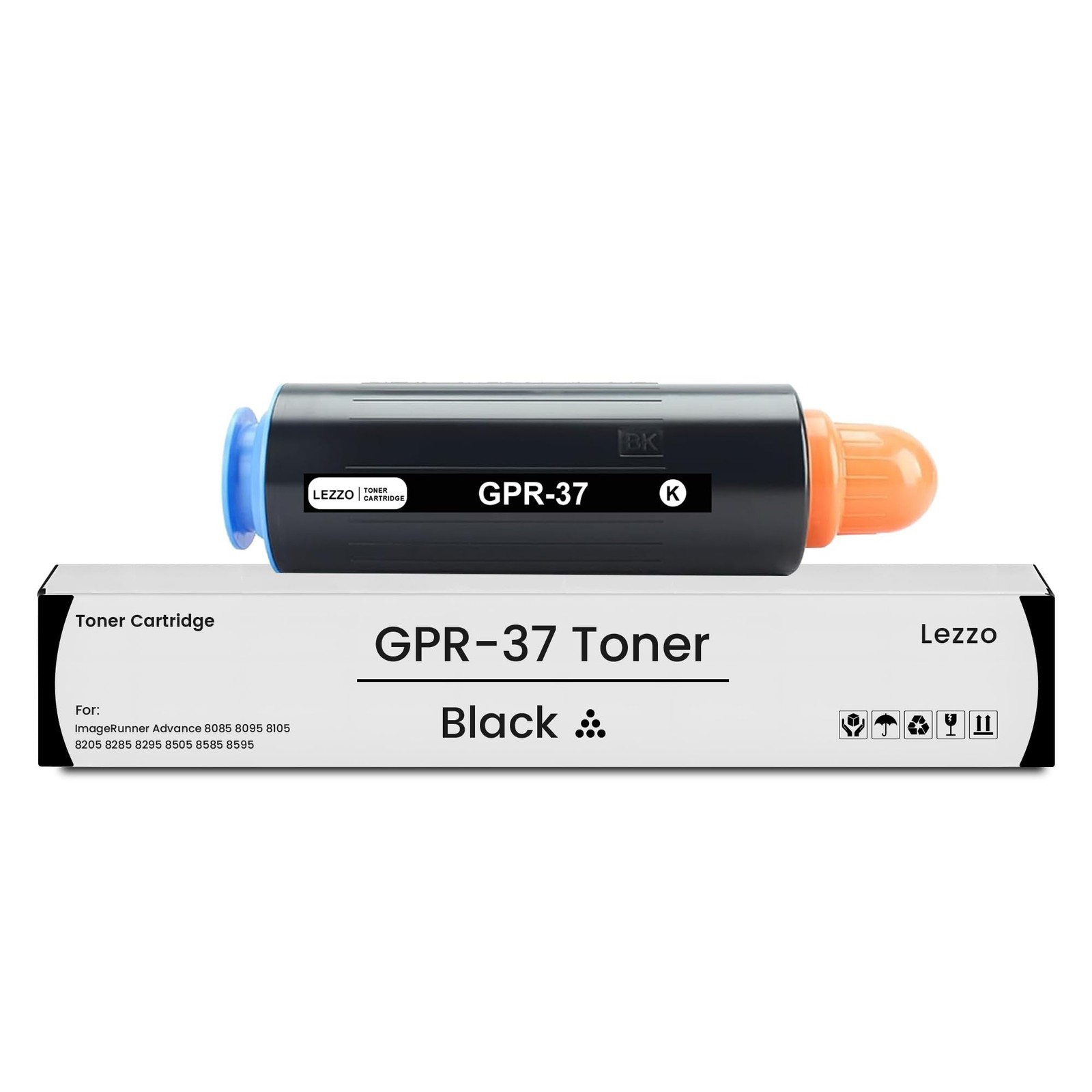 Lezzo GPR-37 Toner Cartridge Replacement for Canon GPR37 3764B003AA Toner for