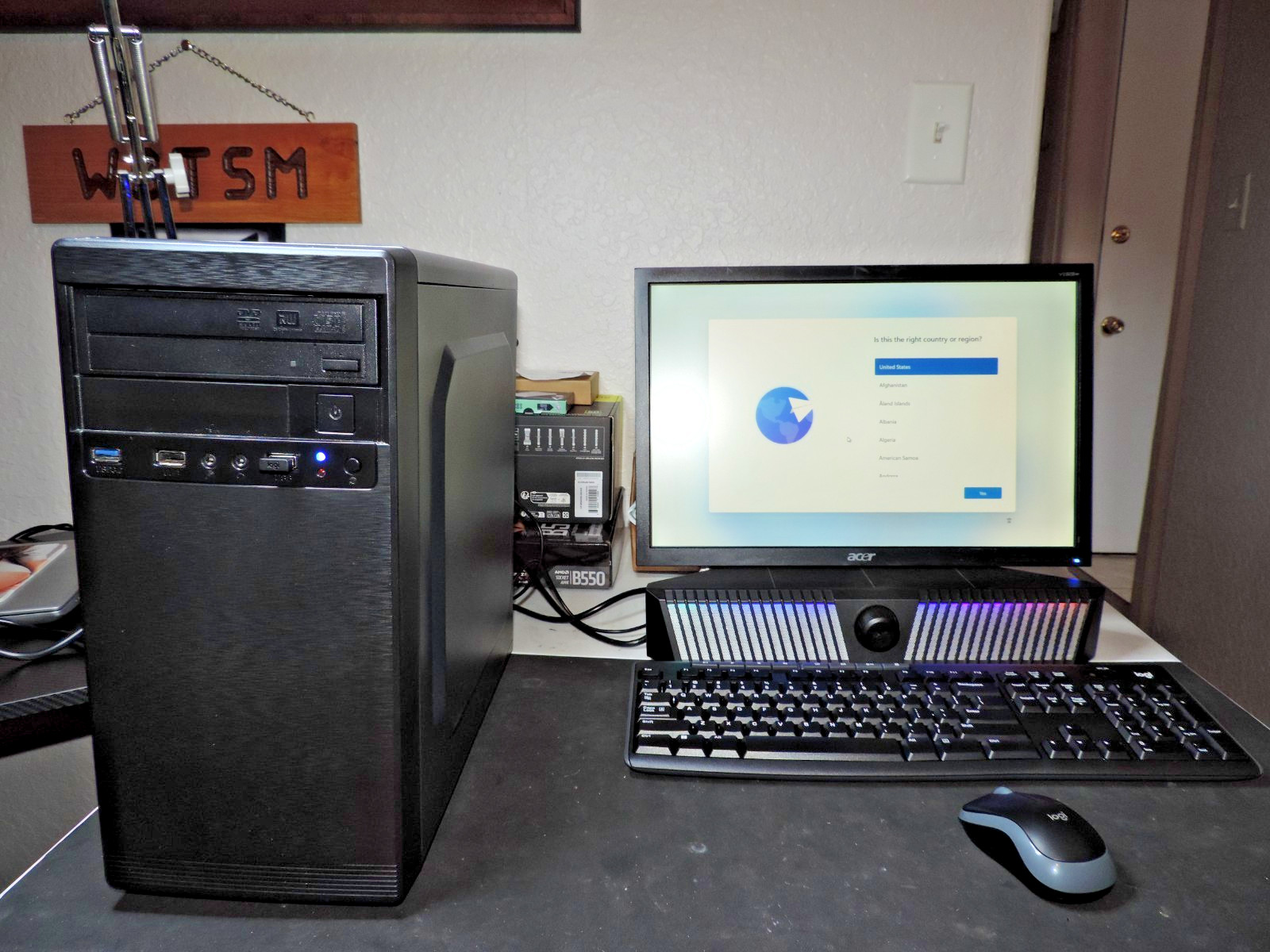 Custom PC Ryzen 3 3200G W/Radeon Vega 8 Graphics 16GB RAM 1TB SSD  W 11 Pro