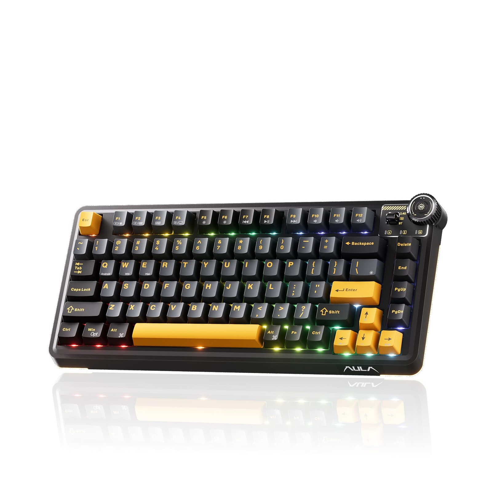 OIXOC AU75 Wireless RGB Gaming Mechanical Keyboard