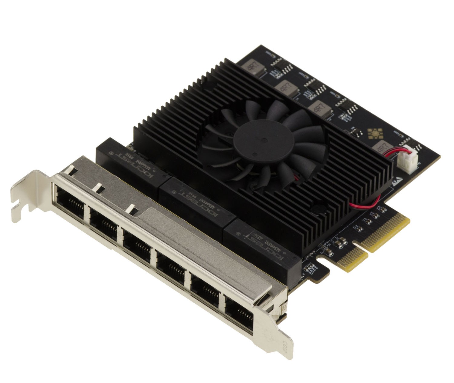 PCIe Network Controller Card 6 Ports 2.5 LAN Gigabit ETHERNET 1G 2.5G