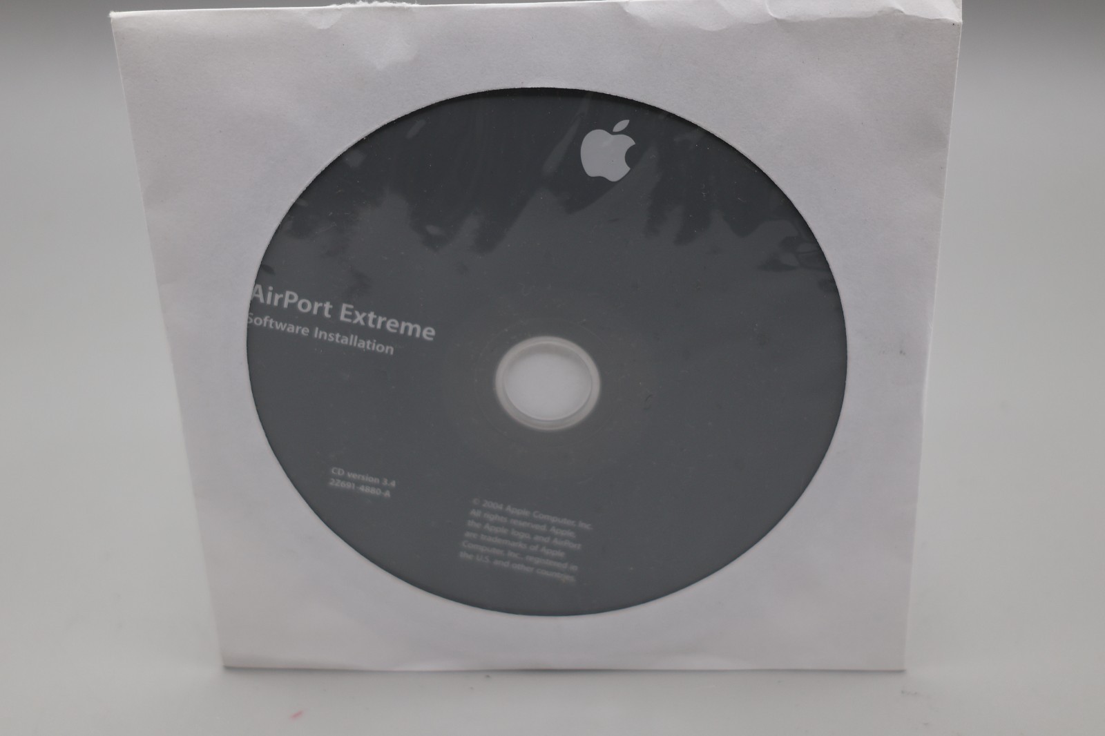 2004 - Apple Airport Extreme Software Installation CD Version 3.4 - Dut's Deals