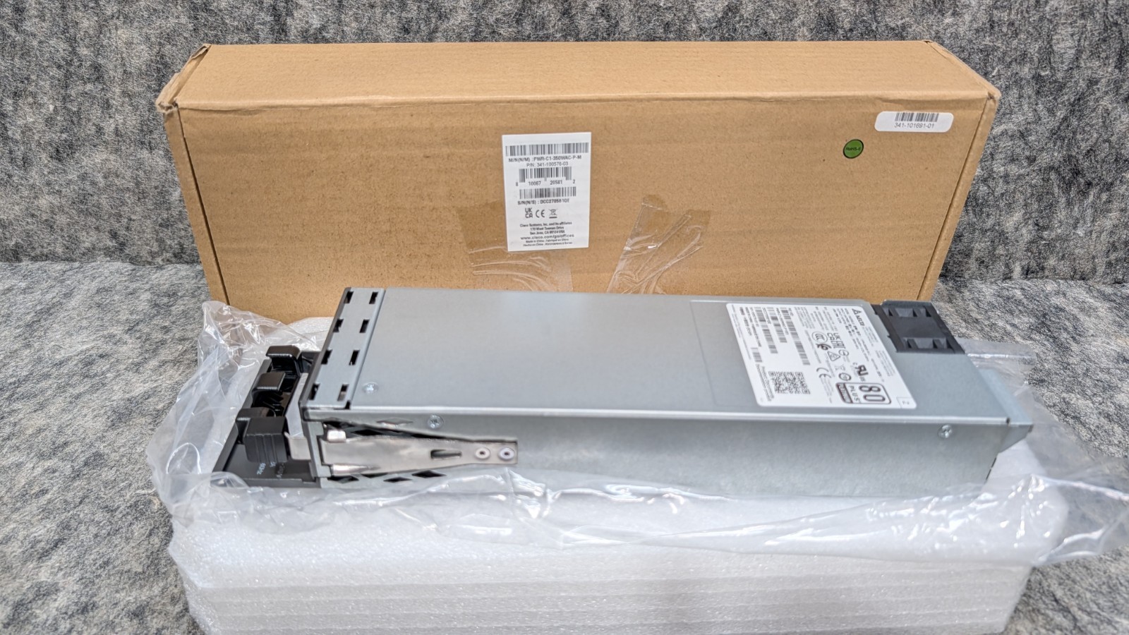 Cisco Meraki 350W Power Supply PWR-C1-350WAC-P-M, C900 350W AC Platinum 🔥New🔥