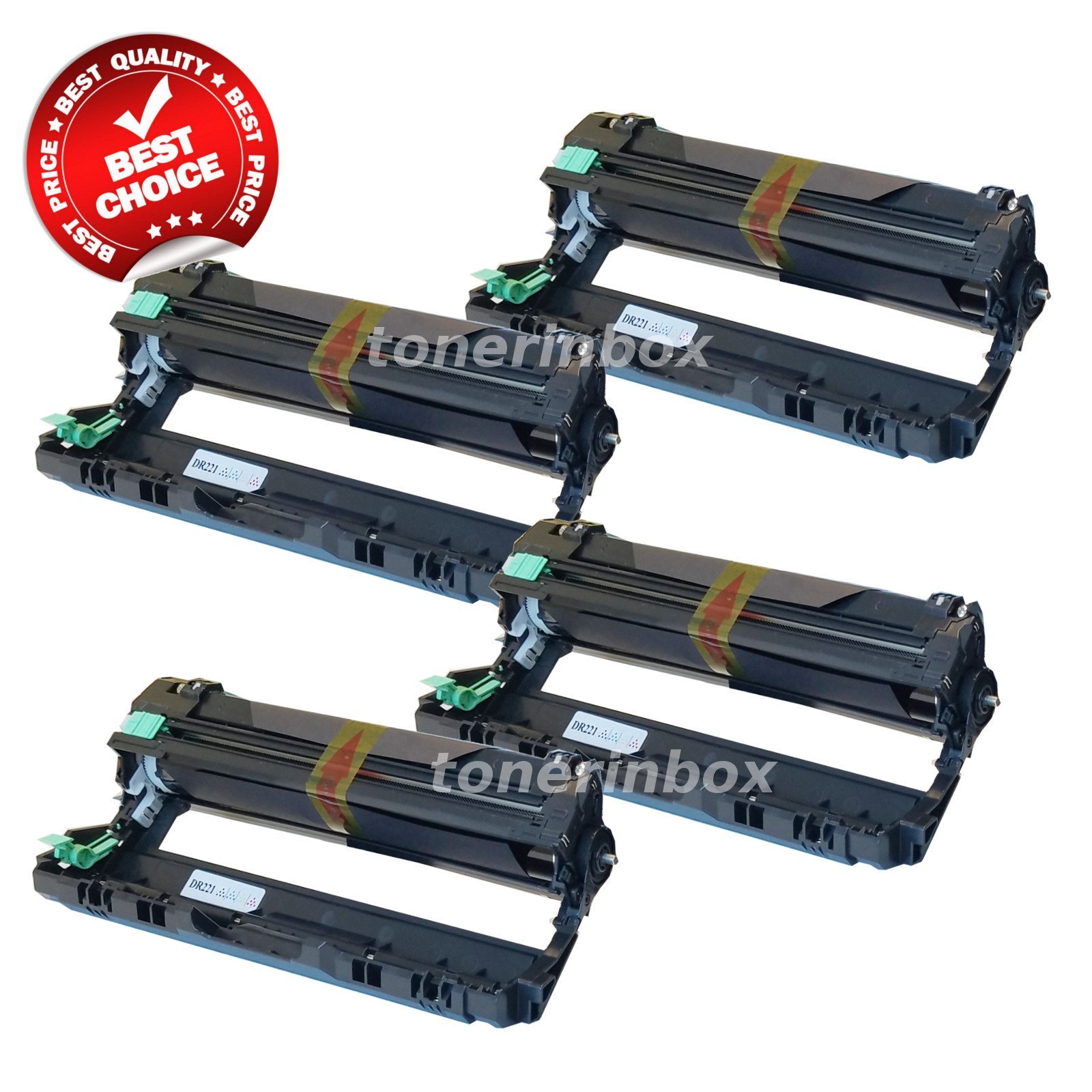 4pk New DR221CL DR221 Drum Unit for HL-3140CW HL-3170CDW MFC-9340CDW