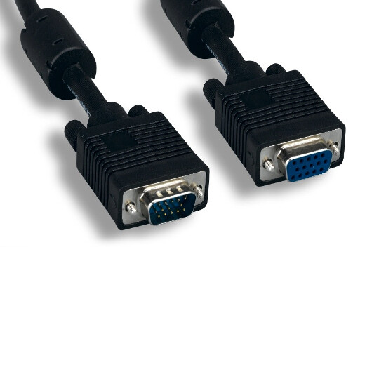 3 Feet SVGA Video Extension Cord 28AWG Male to Female HDTV PC Monitor Projector