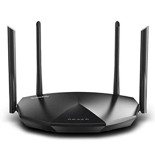 BLACK - SPEEDEFY HIGH SPEED PRO WIFI ROUTER DUAL BAND AC2100 WIRELESS ROUTER