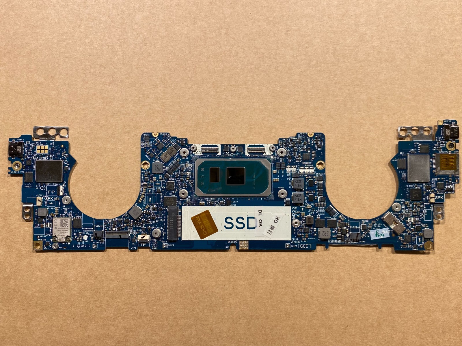 NEW Dell XPS 13 9300 Motherboard Intel i5-1035G1 8GB FDQ30 LA-H811P JJVHD N59RC