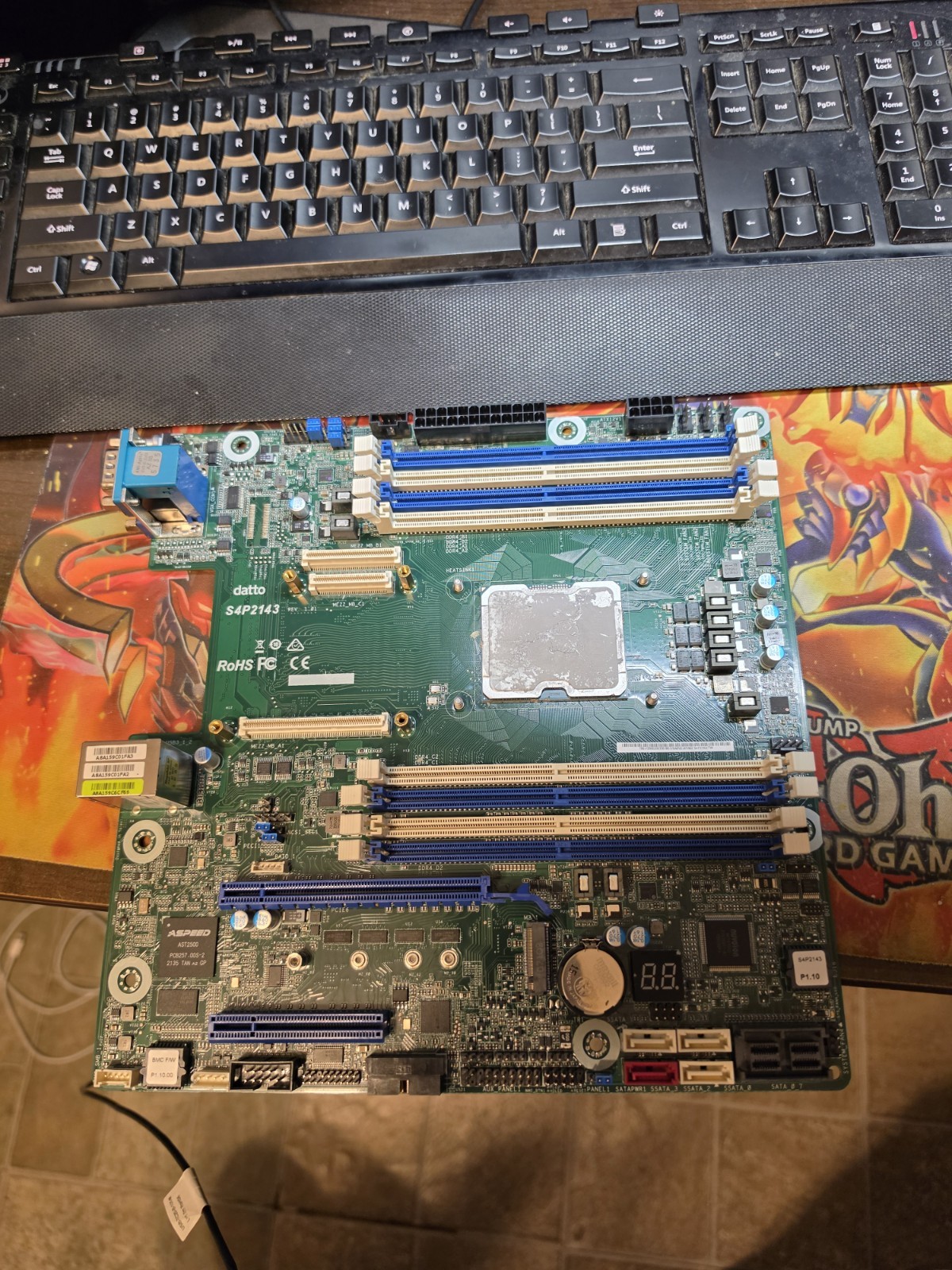 Asrock Rack Datto S4P2143 Xeon Motherboard Only 10Gbe Server See Description