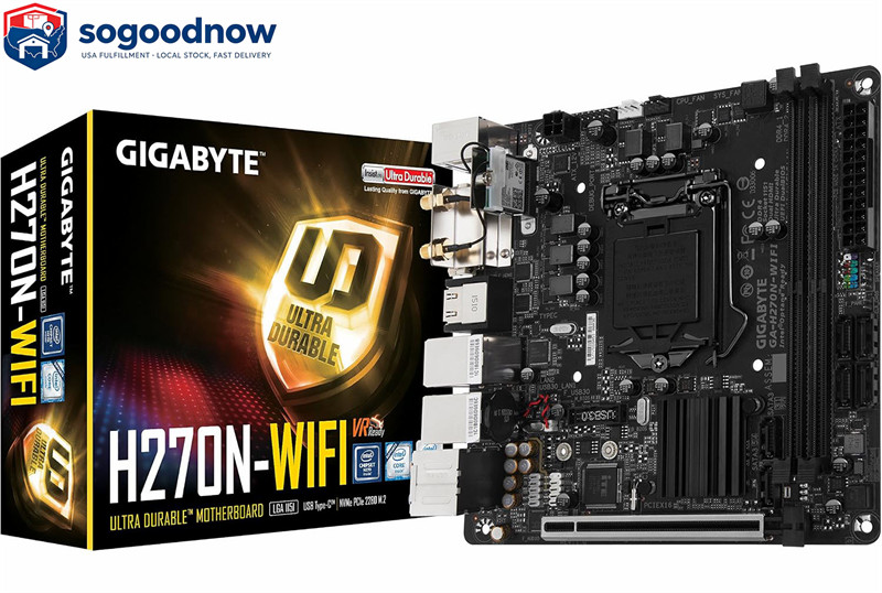 GIGABYTE GA-H270N-WIFI Intel H270 LGA 1151 Intel Mini ITX Motherboards