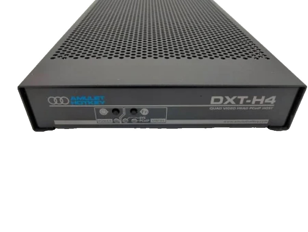 Amulet Hotkey DXT-H4 Quad Video Head PCoIP Host CA-THA4-1120 w/ adapter + SFP