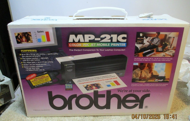 New Brother MP-21Cdx Portable Color Printer