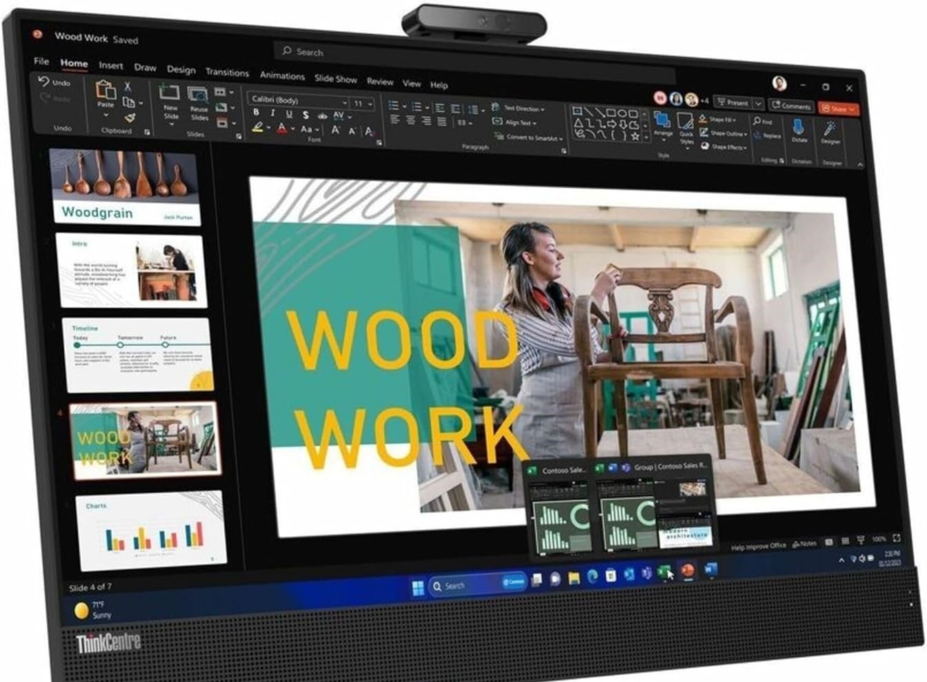Lenovo Thinkcentre M90a G5 All-in-One  23.8" i7-14700 512GB 16GB W11P 0227 2YEAR