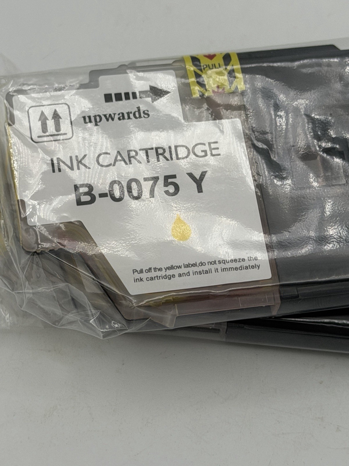 2 Pack Compatible Brother LC75Y Yellow Ink Cartridges High Yield New Sealed