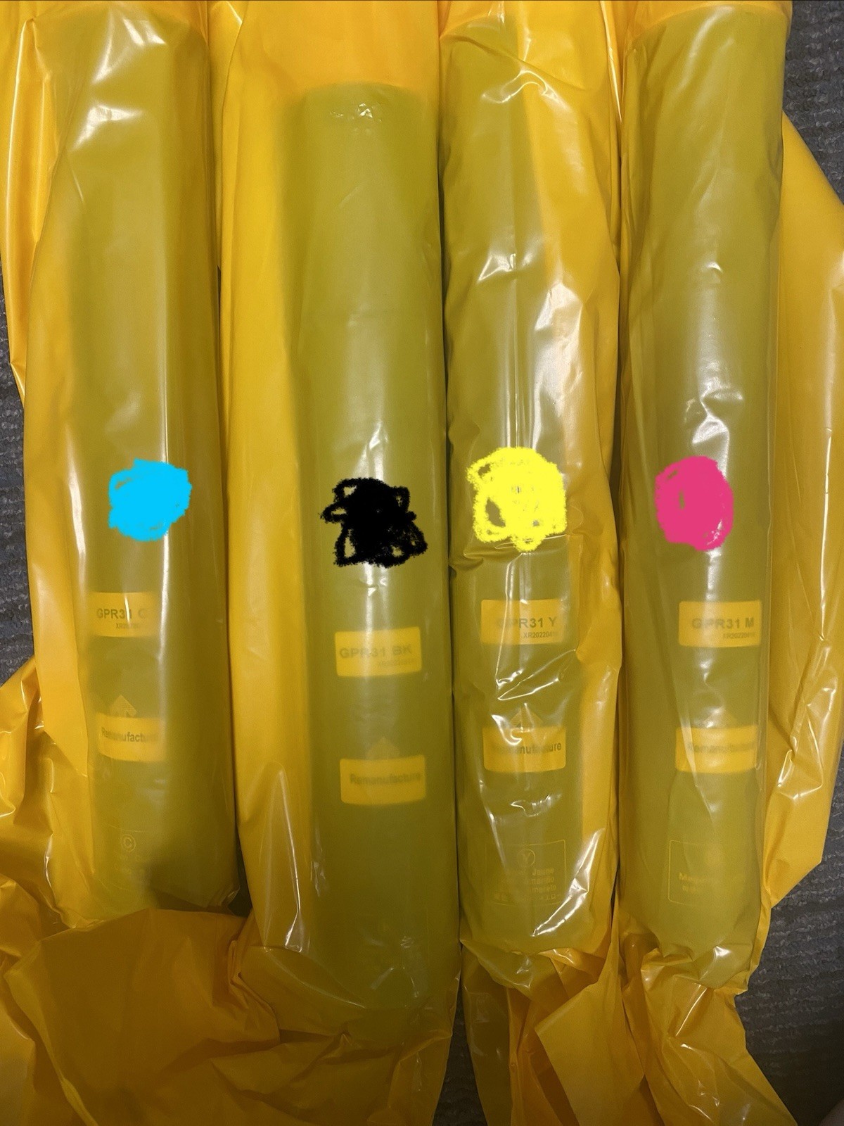 Canon GPR-31 Toner Cartridge Set (OEM) Black. Cyan. Magenta. Yellow 🖤💙❤️💛