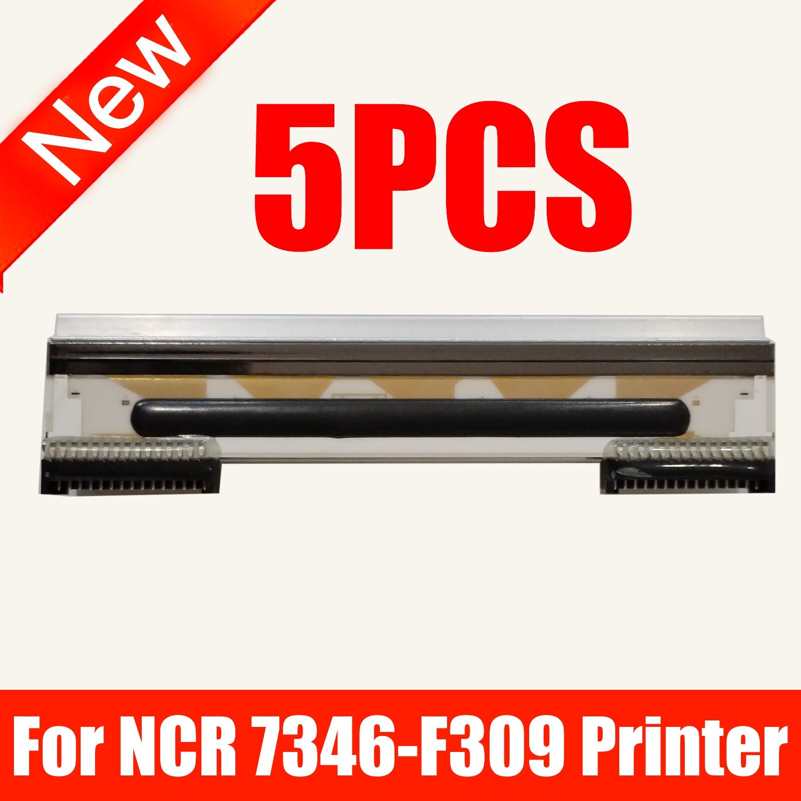 5PCS Thermal Printhead for NCR 7346-F309 Printer 497-0476754 - 3AC02368000 15PIN