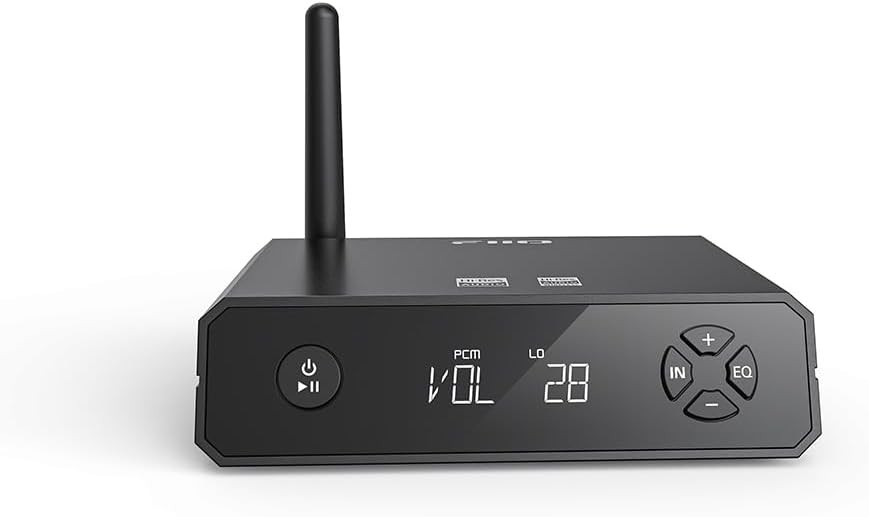 BR13 HiFi Bluetooth 5.1 Music Receiver Long Range Bluetooth Adapter with USB DAC