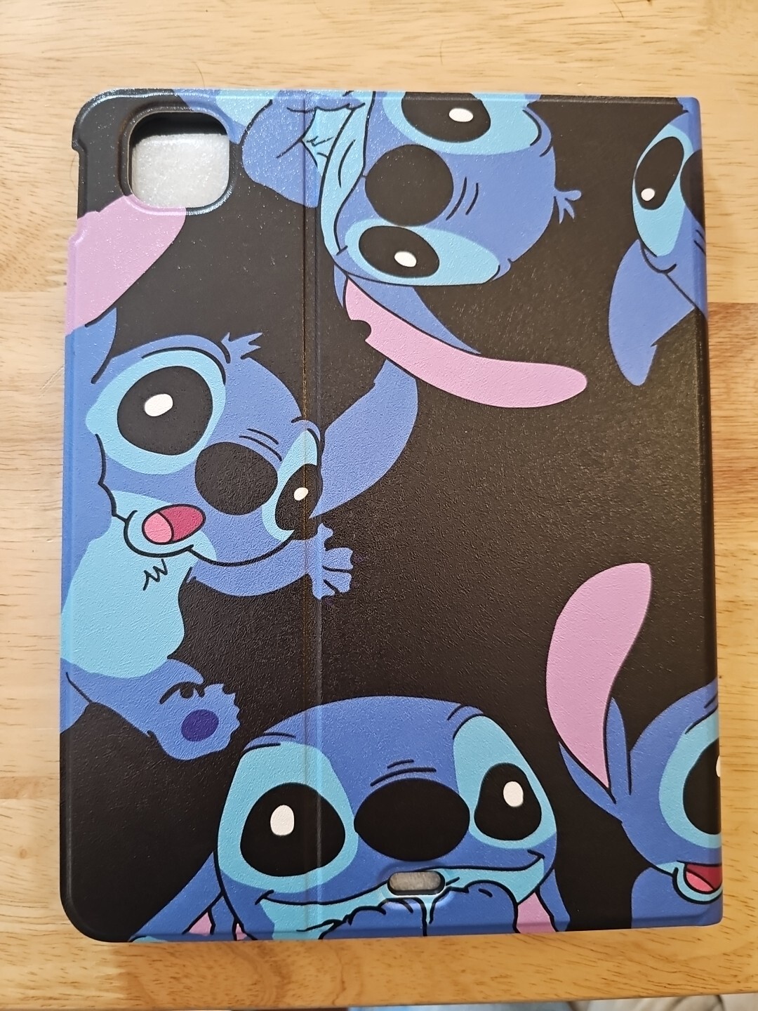 Disney Lilo and Stitch Black Purple Pink Tablet Case 9.5 " Inches X 7" Inches
