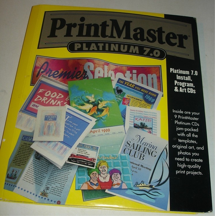 MINDSCAPE - PRINT MASTER PLATINUM 7.0 - NEW