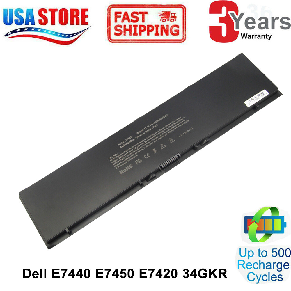 34GKR 47WH G95J5 PFXCR Battery For Dell Latitude E7420 E7440 E7450 451-BBFT