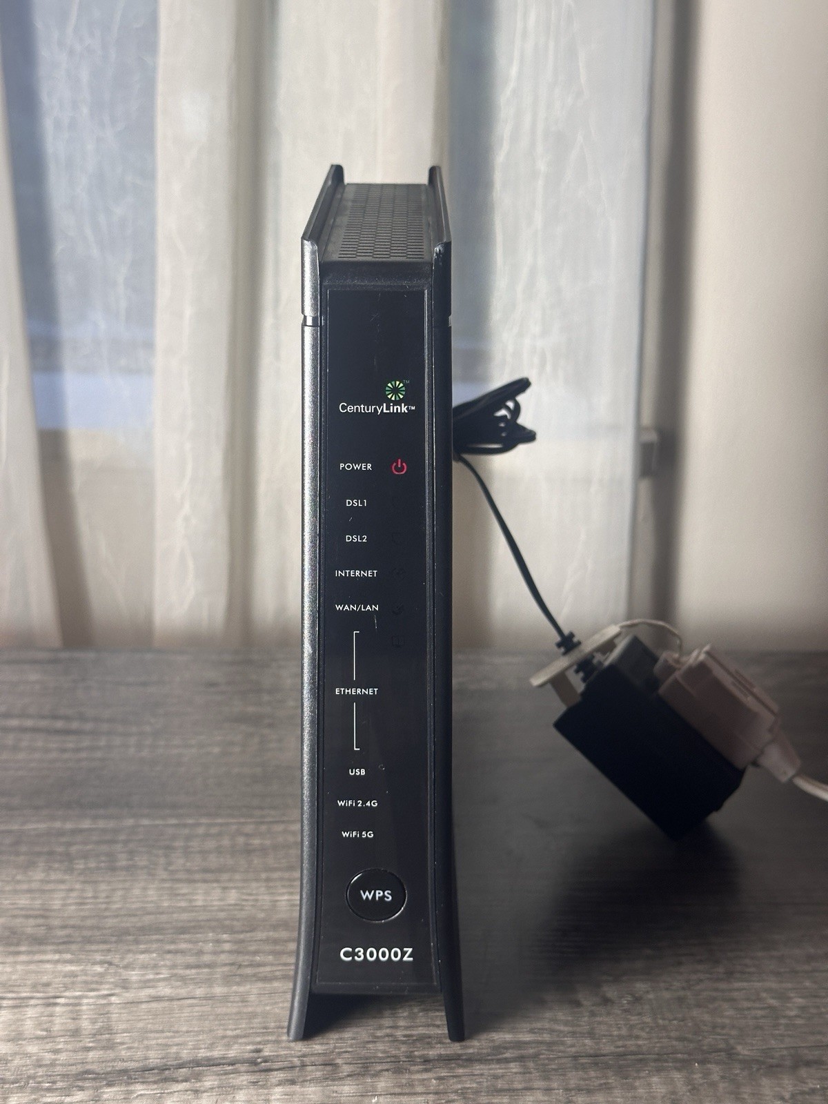 CenturyLink ZYXEL C3000Z DSL Modem Wireless Router w/ AC Adapter #2
