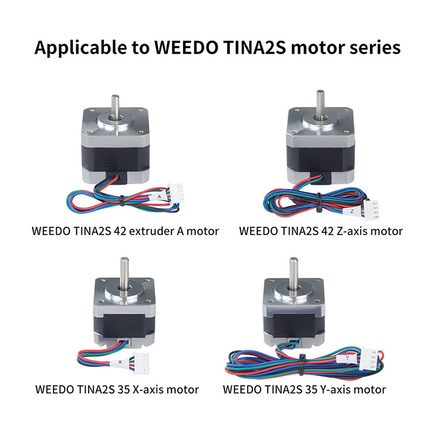 Stepping Motor Extruder/Y-axis/X-axis/Z-axis Motor for WEEDO TINA2S 3D Printer