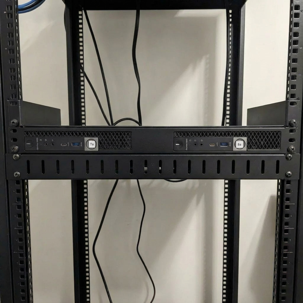 Dell OptiPlex Micro (MFF) 1U 19" inch Rack Mount - Single or Dual Mount Options