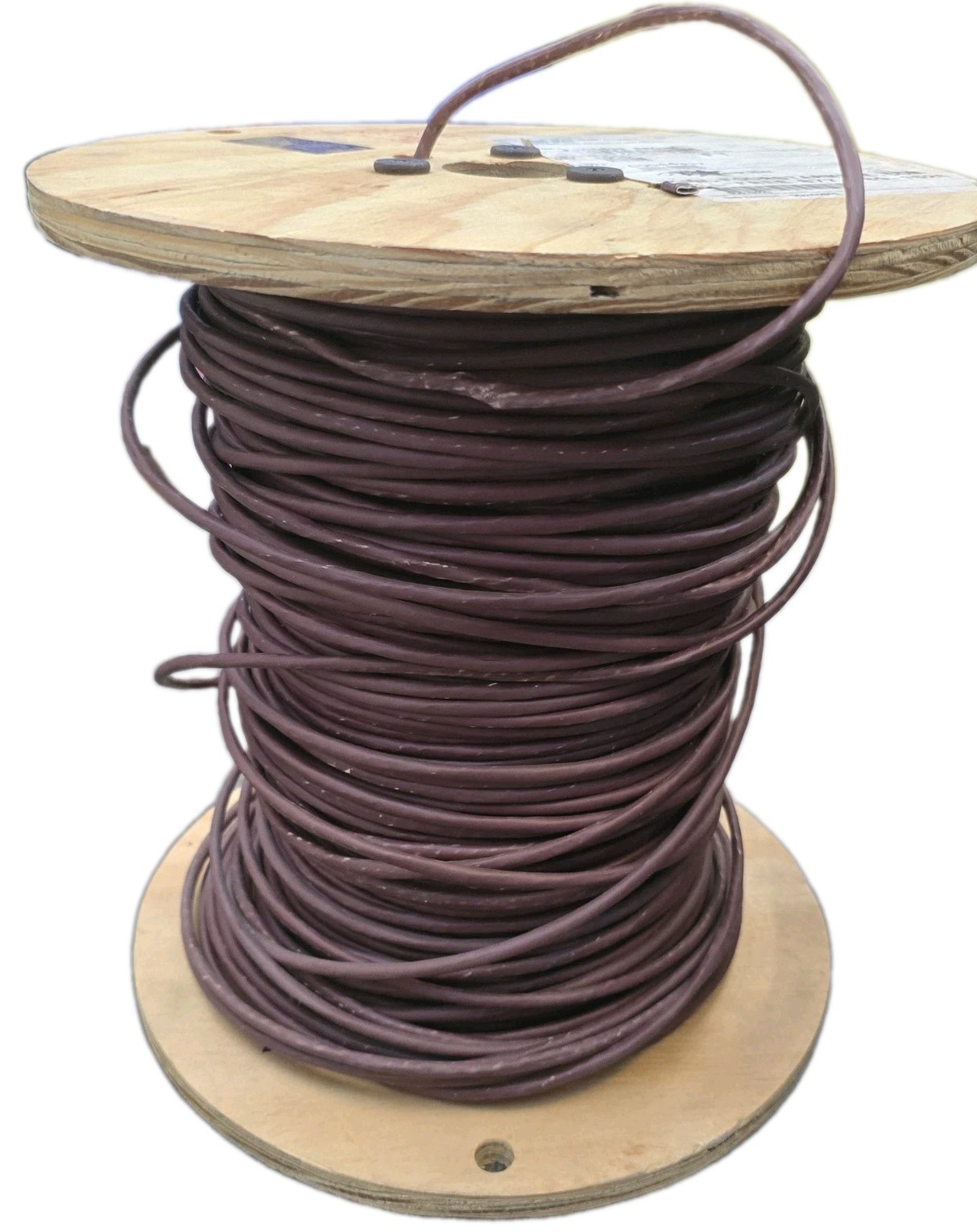 CAT5e 850ft+ 24-4pr Brown Solid Plenum Ethernet Cable 