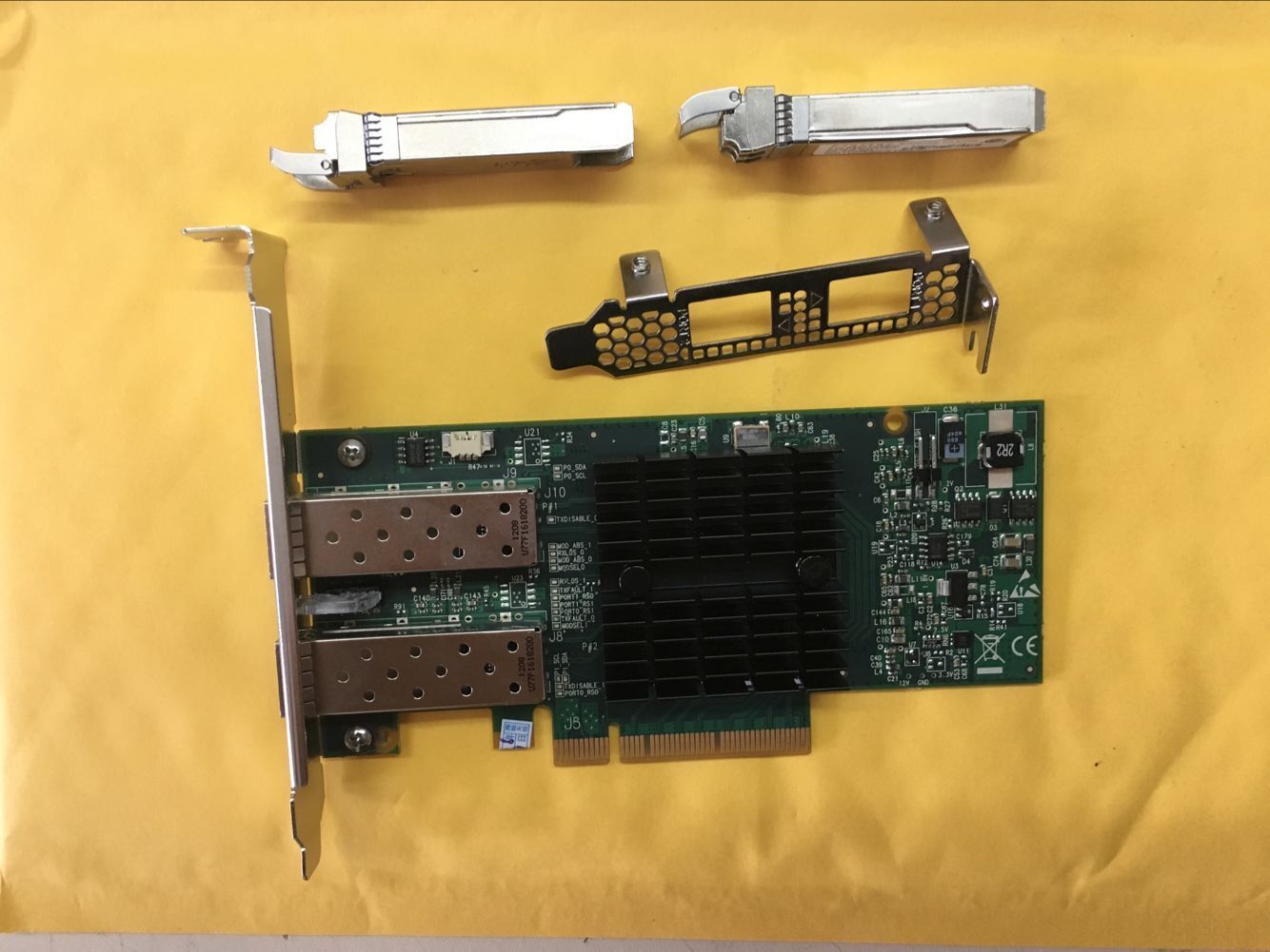 Mellanox MNPH29D-XTR 98Y2404 ConnectX-2 Dual 10Gbps SFP+ +2x10G Transceivers