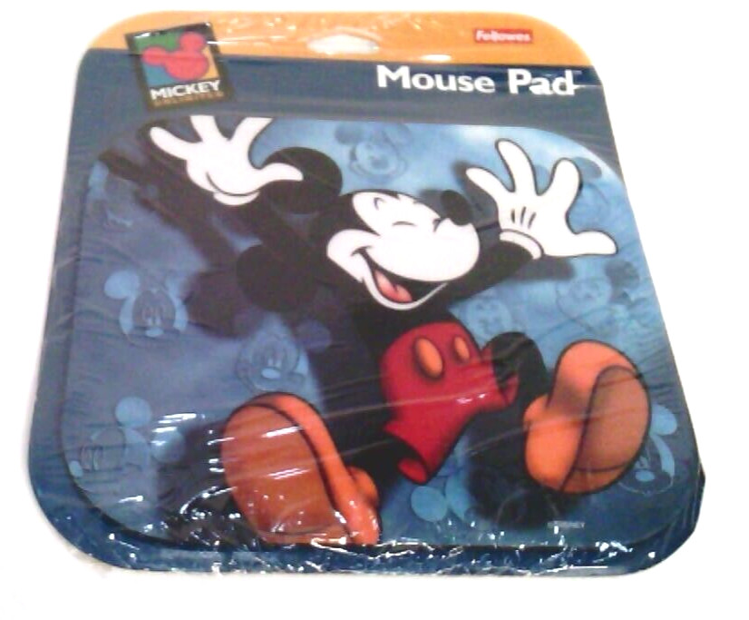 ✅  Vintage Fellowes Mickey Mouse Unlimited Mouse Pad New Sealed 8x9