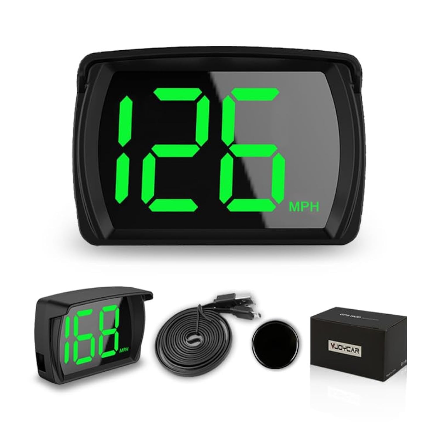 New Speedometer HUD GPS Digital Speed Meter MPH Speedo Head Up Display for Ca...