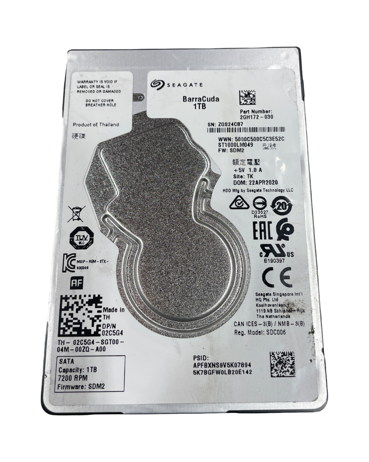 Seagate BarraCuda ST1000LM049 1TB 2.5" Hard Drive #21