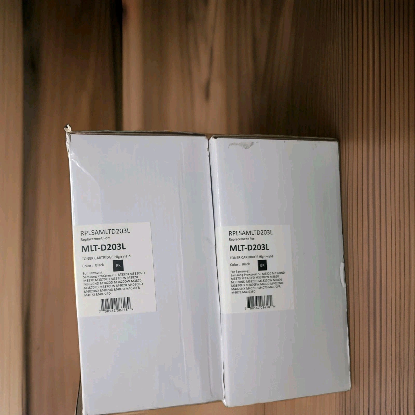 2pk V7 Toner Cartridges  Samsung MLT-D203L V7MLT-D203L Sealed High Yealed