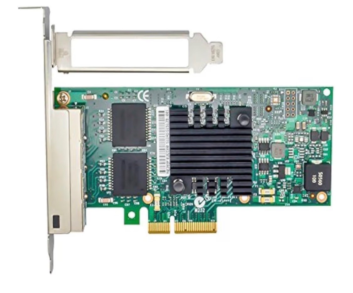 Intel I350AM2 Chipset I350-T4 PCI-E X4 Quad RJ-45 Ethernet Network Card Adapte
